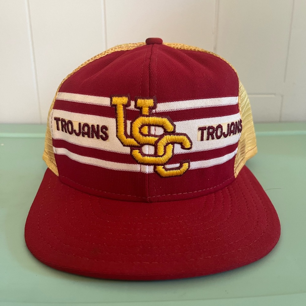 USC Trojans AJD Super Vintage 80's Trucker Snapback Cap Hat